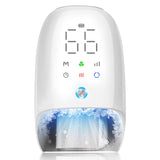 KNQZE Hand Massager with Heat and Compression,Touchscreen Massager with Roller Kneading for Wrist, Carpal Tunnel and Finger Numbness Relief, Mothers Day Gifts for Mom Women & Men (White)