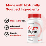 Glyco Sync Capsules - Official Glyco Sync Advanced Supplement Pills, All Natural GlycoSync Balance Support for Health & Wellness, Glyco Synk Premium Formula Review, 30 Capsules for 1 Month