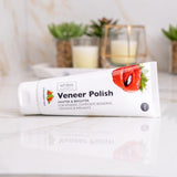 Whites Beaconsfield Veneer & Composite Whitening Polish – Professional Toothpaste for Veneers, Bonding, Crowns, Implants, Bridges & Natural Teeth – Effective Stain Remover – Vegan (Strawberry Mint)