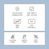Amy Myers MD Digestive Enzymes for Digestion Aid - 19 Enzymes for Gut Health, Bloating & Stomach Issues - DPP-IV Protease Amylase Lipase Lactase Sucrase - Break Down Protein carb Sugar Fiber 120 Caps