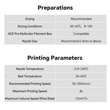 ANYCUBIC Silk Christmas Filament for Christmas Gifts and Decorations, Clog-Free Shiny 3D Printer PLA Filament 1.75mm Dimensional Accuracy +/- 0.02mm, 1KG Reusable Spool (2.2 lbs), Silk Christmas Red