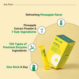 BB LAB Pineapple Enzyme Supplement, Natural Digestive Enzymes with α-Amylase, Protease, Bromelain, Korea Formula, Supports Carb & Protein Breakdown