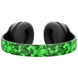 iJoy Disney Nightmare Before Christmas Glow in The Dark Bluetooth Headphones Over Ear, Wireless and Wired Foldable Headset Built-in Microphone - Tim Burton Jack Skellington & Sally - Adults Kids