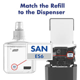 PURELL Advanced Hand Sanitizer Gel, Clean Scent, 1200 mL Refill for PURELL ES6 Automatic Hand Sanitizer Dispenser (Pack of 2) - 6463-02