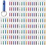 Tergy Emergency Whistle with Keychain Aluminum Survival Whistle Key Chain for Camping Hiking Boating Hunting Fishing