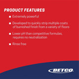 Betco® Extreme Liquid Floor Stripper, Lemon Scent, 5 Gallon Container