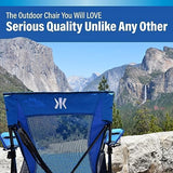 Kijaro Dual Lock Portable Camping Chairs - Enjoy the Outdoors with a Versatile Folding Chair, Sports Chair, Outdoor Chair & Lawn Chair - Dual Lock Feature Locks Position – Jasper Green