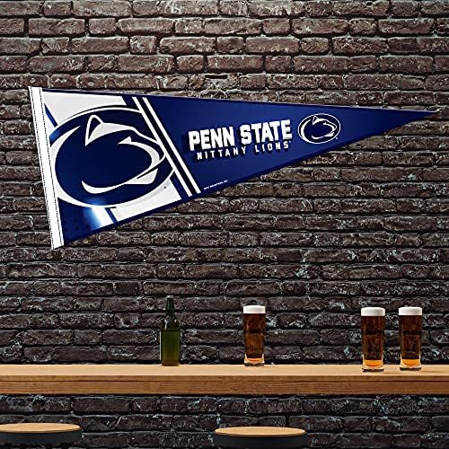 Rico Industries NCAA Primary 12" x 30" Felt Wall Décor Pennant - Great for Home/Bed Room/Man Cave Décor