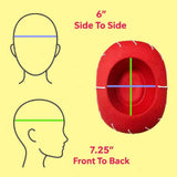 GiftExpress Child Red Felt Cowboy Hat with Chin Strap - Cowgirl Costume Accessory for USA Western Rodeo Theme Party & Pretend Play - Young Boy & Girls, Kid Size