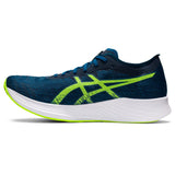 ASICS Men's Magic Speed Running Shoes, 12, MAKO Blue/Hazard Green
