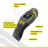 General Tools MM9 Pin & Pinless Moisture Meter – Dual Moisture Detector for Wood, Drywall & Building Materials – Digital Display, Scan & Pin Modes, Data Hold | Gift for Dad, Father’s Day Gift Idea