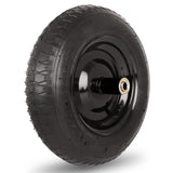 GICOOL 14.5" Wheelbarrow Tire, 3.50-8” Pneumatic Tire, Universal Wheelbarrow Wheel for 4.80/4.00-8”, 4.00-6”, and 2.50-8”, with 6" Centered Hub, 5/8" Axle Bore Hole, Sealed Bearings