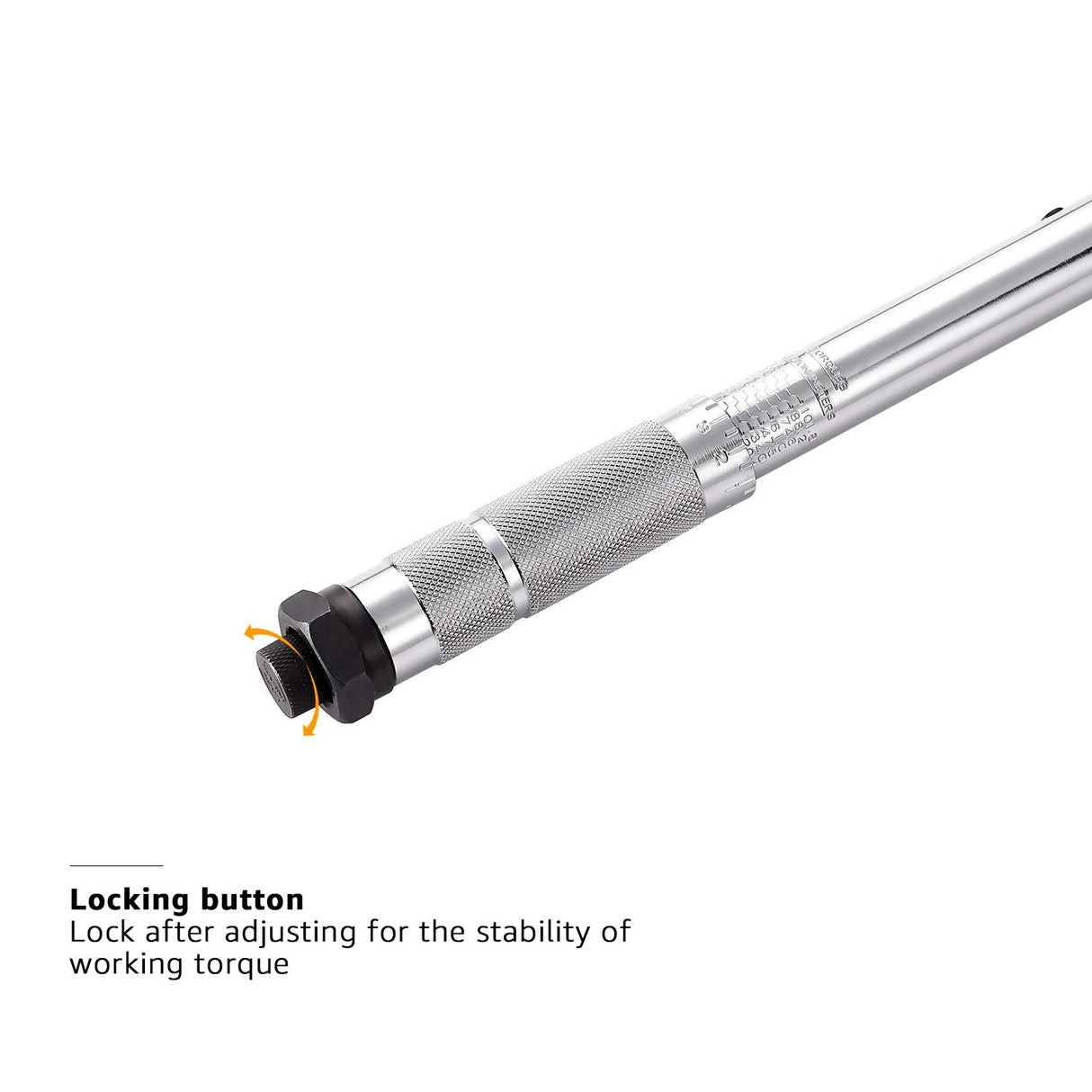 Amazon Basics 3/8-inch Drive Click Torque Wrench Ratchet, 15-80 ft.-lb, 20.4-108.5 Nm