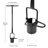 Omesata Sod Plugger, Bulb Planter Grass Plug Tool for Digging Holes