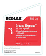 Ecolab Grease Express™ Fast Foam Degreaser