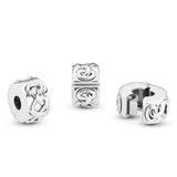 PANDORA Knotted Hearts Clip Charm - Compatible with PANDORA Moments - Gift for Her - Made with Sterling Silver - with Gift Box