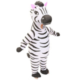Arokibui Inflatable Zebra Costume Funny Blow up Animal Costume for Cosplay Party Christmas Halloween Suit Festival Suit Jumpsuit