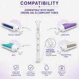Seroflora Disposable Vaginal Cream Applicators - Fits Preseed, Premarin, Estrace, and Most OTC Gels, Lubricants, and Creams - Threaded End, Comfort Tip, and Dosage Markings (60 Pack) Made in USA.