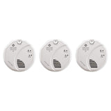 FIRST ALERT BRK SC7010B-3 Hardwired Smoke and Carbon Monoxide (CO) Detector with Battery Backup, 3-Pack