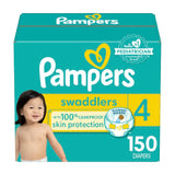 Pampers Baby Diapers - Swaddlers - Size 4, 66 Count, Ultra Absorbent Disposable Infant Diaper