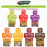 Wild Zora Paleo Freeze Dried Meals for Backpacking & Camping - Healthy Gluten Free & Grain Free Camping Meals/Backpacking Food + No Added Sugar - Includes Breakfast & Dinner Options (Variety 7-pack)