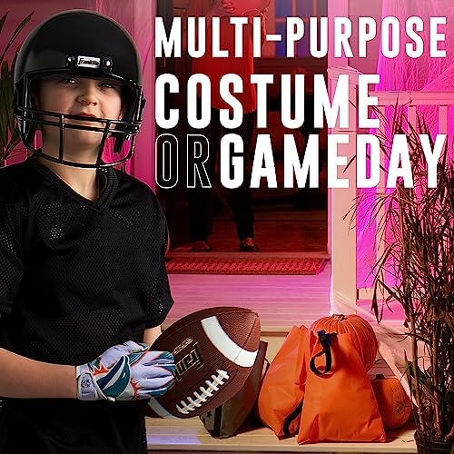 Franklin Sports Youth NFL Football Receiver Gloves - Kids Football Gloves Pair - NFL Team Logos and Silicone Palm