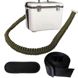 Ajqxh Paracord Cooler Strap for Engel-13qt and 19qt, Adjustable Cooler Accessories with Shoulder Pad and Buckles