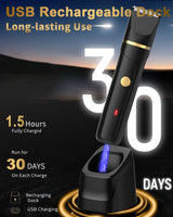 Body Hair Trimmer for Men, Manscape 3-in-1 Electric Razor Groin Groomer,IPX7 Waterproof Wet/Dry,Versatile Hair Trimmer for Ball/Beard/Nose,USB Rechargeable & Nose/Shaves Head,Christmas Gifts for Men