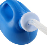 ONEDONE Urinals for Men - Portable Urinal for Men Spill Proof Nighttime Men's Urinal Bottle Male Pee Bottle Urine Bottle 68 OZ for Hospital Home Camping Car Travel 45" Long Hose with Lid (Blue)