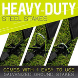 Franklin Sports Blackhawk Backyard Soccer Goal - Portable Pop Up Soccer Nets - Youth + Adult Folding Indoor + Outdoor Goals - Multiple Sizes + Colors - Perfect for Games + Practice