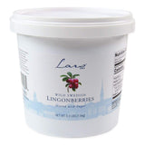 Lar's Own Wild Swedish Lingonberries Tub, 3.3 Pound