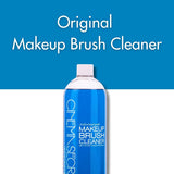 Cinema Secrets Original Blue Vanilla Makeup Brush Cleaner Solution & Spray Combo - Professional Cleanser for Makeup Brushes - Quick-Drying & Rinse-Free - Removes Built-Up Make Up (16 fl oz & 2 fl oz)