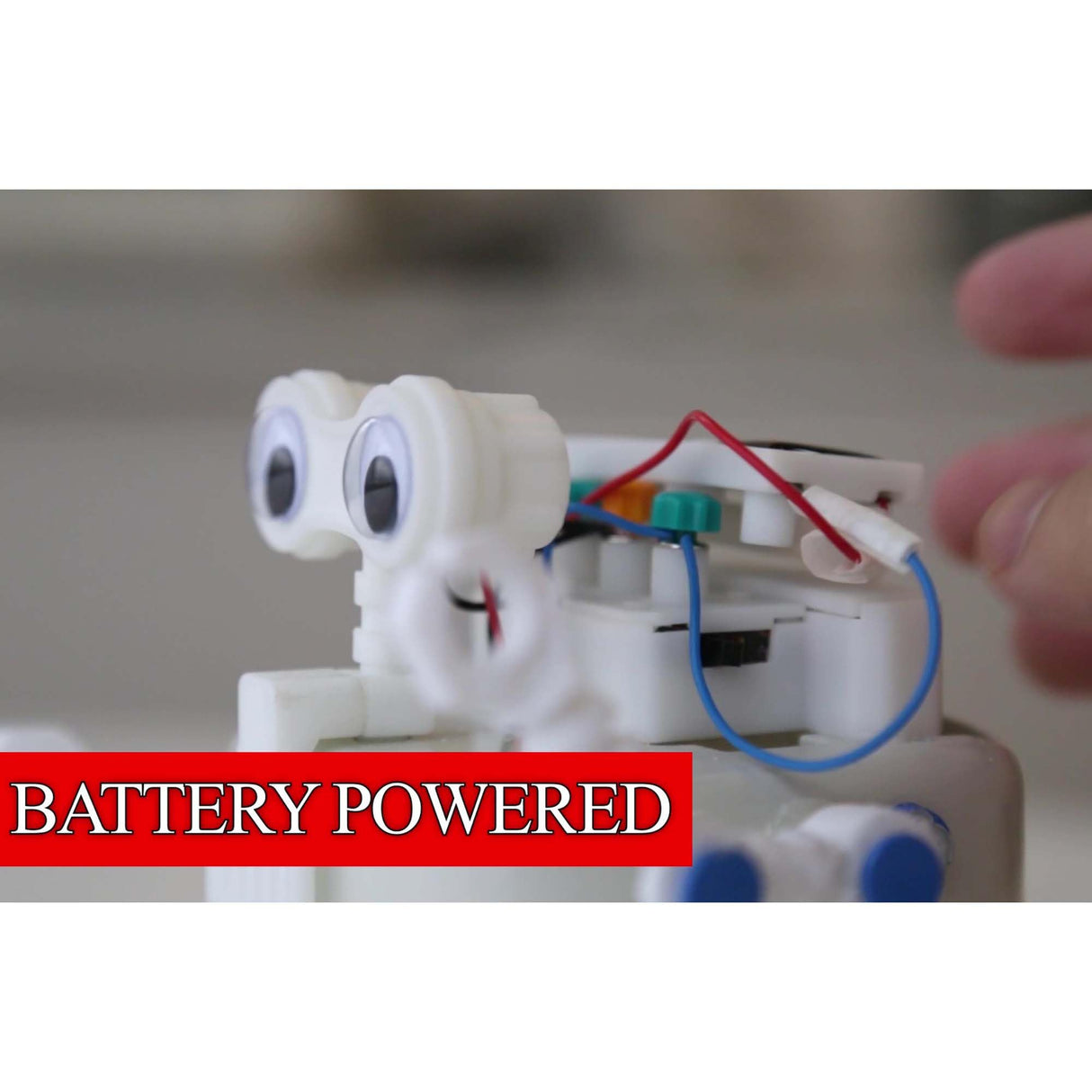 4M: Green Science: Rover Robot - DIY Robotics Assembly Kit, Solar & Battery Hybrid Power Rolling, STEM Building, Physics Toy Activity Set, Kids Age 5+