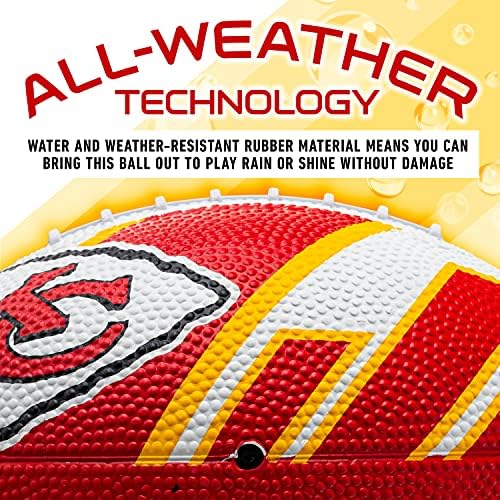 Franklin Sports NFL Team Footballs - Rubber Youth Mini Footballs for All NFL Teams - Kids Junior 8.5" Football - Official NFL Licensed Footballs