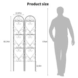 XYCCRX 4 Pack Garden Trellis, Metal Trellis for Outdoor Climbing Plants