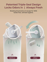 Momcozy Triple-Seal Diaper Pail with Odor Locking, Ergonomic Height Design