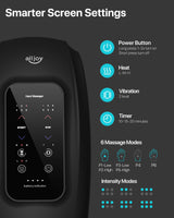 ALLJOY Hand Massager for Arthritis and Carpal Tunnel Relief, Touchscreen Cordless Hand Massager with Vibration and Heat, 6 Levels Pressure Point Therapy, Gifts for Women/Men