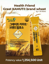 Health Friend Great KAMUT Brand Wheat Grain Enzyme Powder 2g * 30 Sticks