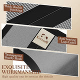 Yotache Reversible Left Right Side Opening Magnetic Screen Door Fits Door Size 48 x 80, Reinforced Sewing Mesh for Balcony, French, Sliding Glass Door, Actual Screen Size 50" x 81"