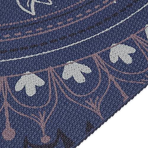 Gaiam Yoga Mat - Premium 6mm Print Extra Thick Non Slip Exercise & Fitness Mat for All Types of Yoga, Pilates & Floor Workouts (68"L x 24"W x 6mm Thick)