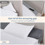 Vekkia King Bed Wedge Pillow for Headboard/Bed Gap Filler/Headboard Pillow,Pillow Wedge for Headboard Gap(0-6"),Bed Gap Pillow,Stop Loosing Your Pillows,Phone