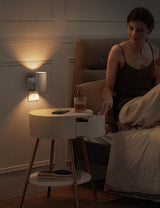 L LOHAS LED Night Light Plug in, Night Lights Plug into Wall, Light Sensor, 0-100LM Soft White 3000K, Dimmable Night Light, Modern Nightlight for Kids Bathroom Hallway Bedroom Kitchen Stairway, 2 Pack