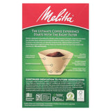 Melitta #4 Unbleached Coffee Filters, Natural Brown Cone Filters, 3-Pack