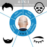 Shaver Head Replacement Blade for Skull Shaver Pitbull Gold Silver Platinum PRO Shaver Replacement Blade 4 Head,Replacement Heads Compatible with Pitbull Skull Shaver Replacement Blades,4 Packs