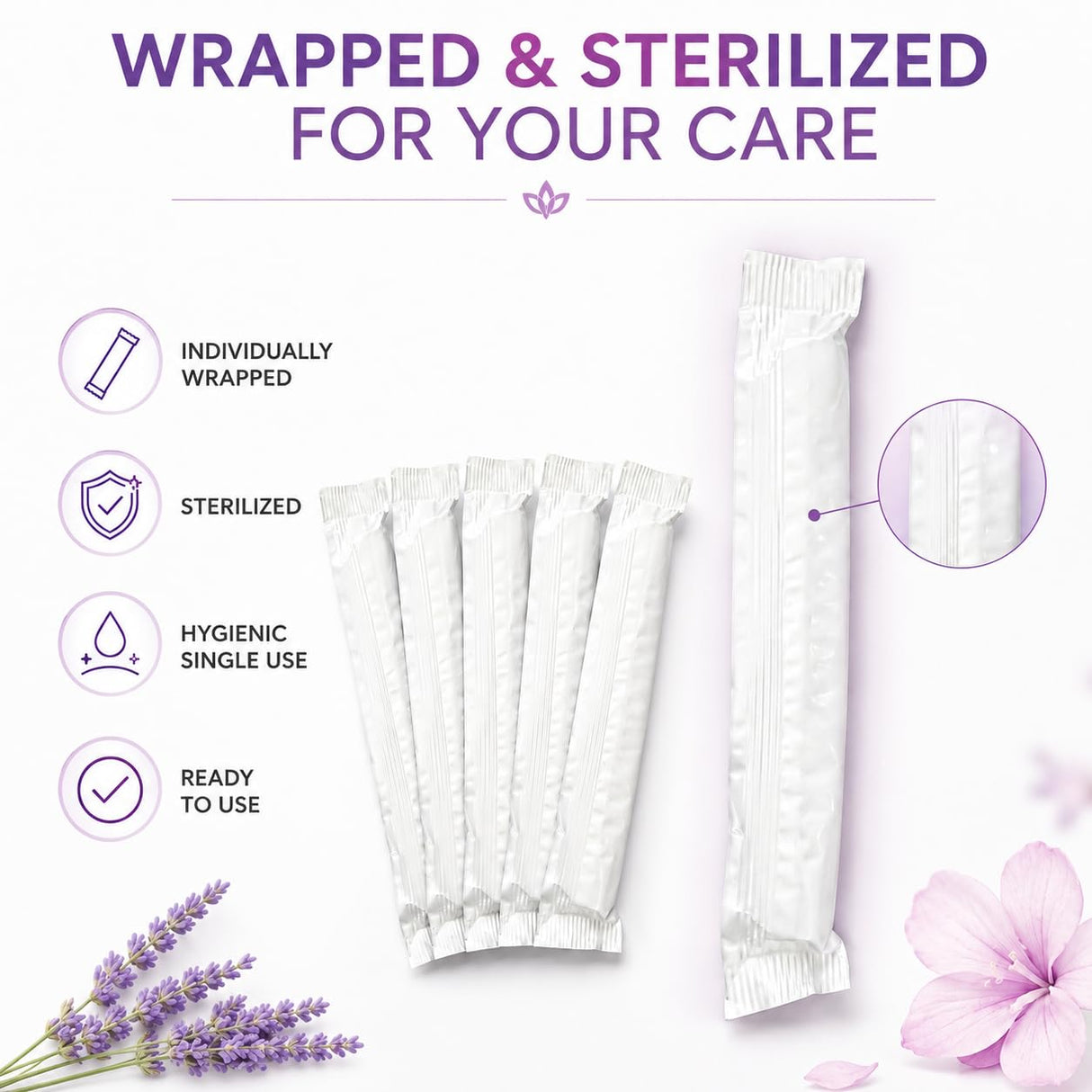 Seroflora Disposable Vaginal Cream Applicators - Fits Preseed, Premarin, Estrace, and Most OTC Gels, Lubricants, and Creams - Threaded End, Comfort Tip, and Dosage Markings (60 Pack) Made in USA.