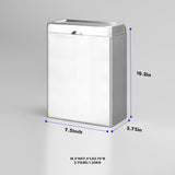 Sanitary Napkin Receptacle Wall Mounted Tampon Holder, Garbage Can for Bathroom Clean & Odor-Free Restroom for Home, Office & Public Restrooms (Stainless Steel)