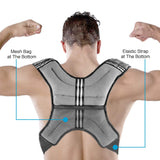 Henkelion Weighted Vest Weight Vest for Men Women Kids Weights Included, Body Weight Vests Adjustable for Running, Training Workout, Jogging, Walking - Grey - 8 Lbs