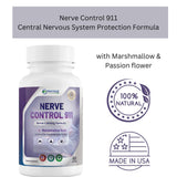Phytage Labs Nerve Control 911 - Natural Plant Based Nerve Health Supplement - 3 Pack