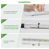 Wiaxulay 16in Plant Grow Light Strip for Indoor Growing, Full Spectrum 15W