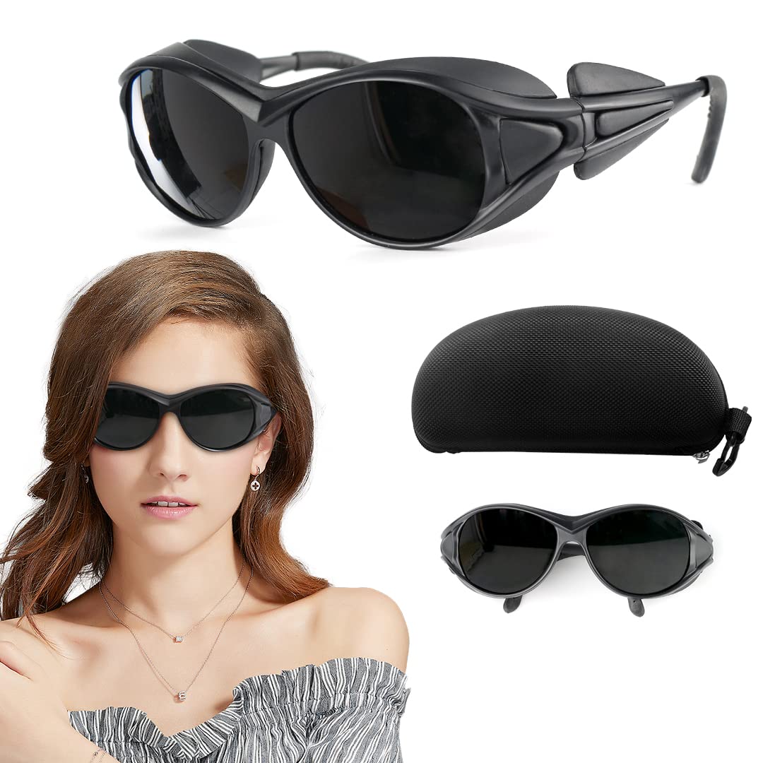 ULTREMA Red Light Therapy Glasses, Eyes Protection for Tanning Goggles, IPL Laser Safety Glasses 200-2000nm, Eye Protection for Red Light Therapy.